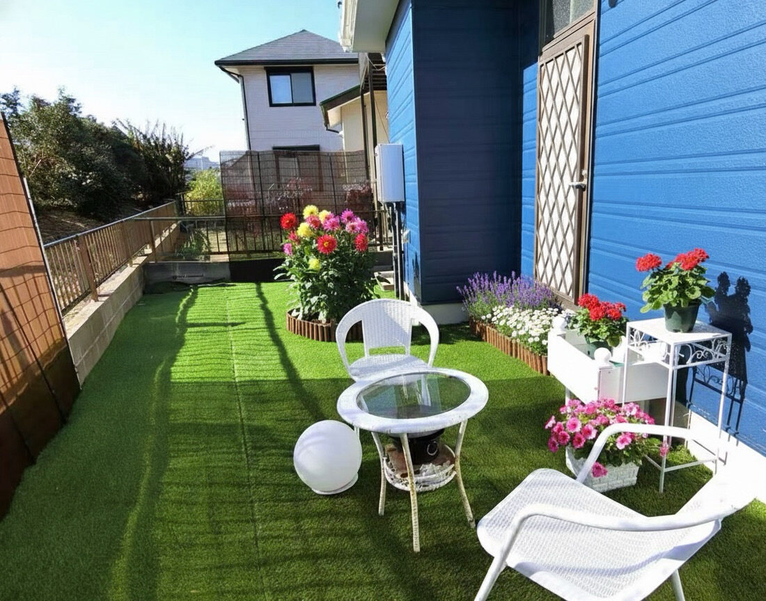 庭の眺め（朝）