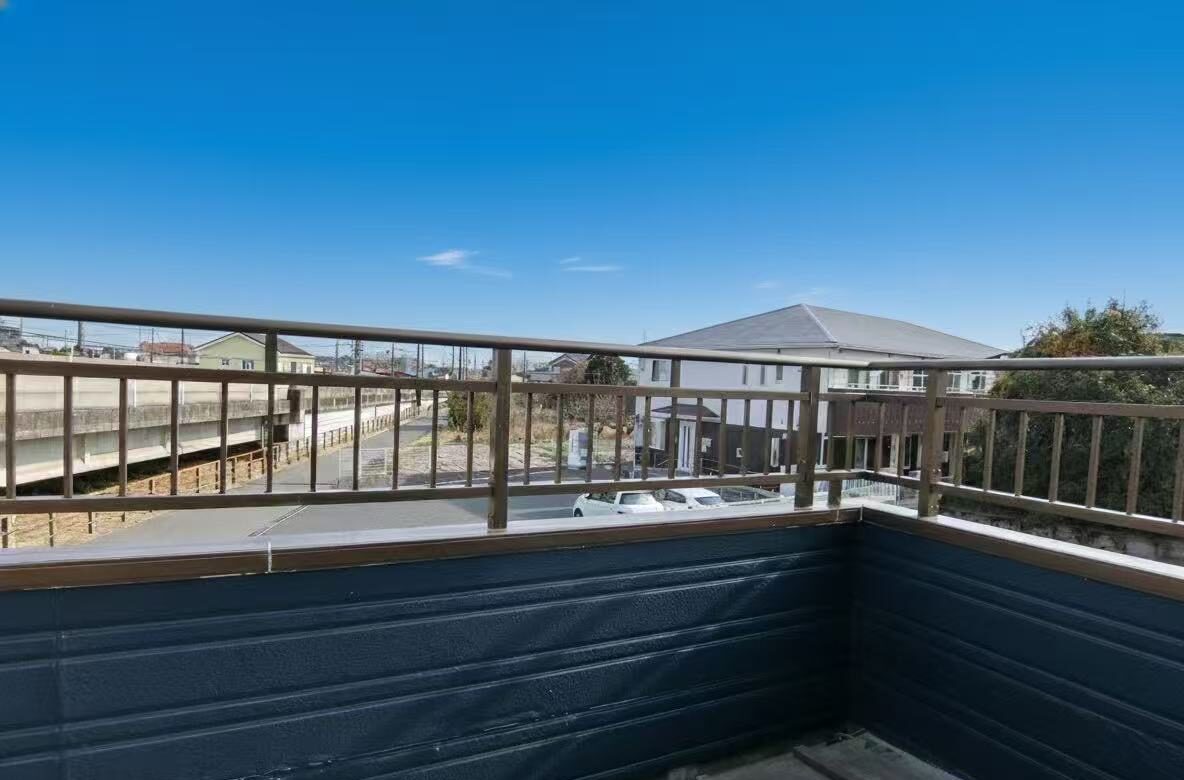 ベランダの眺め